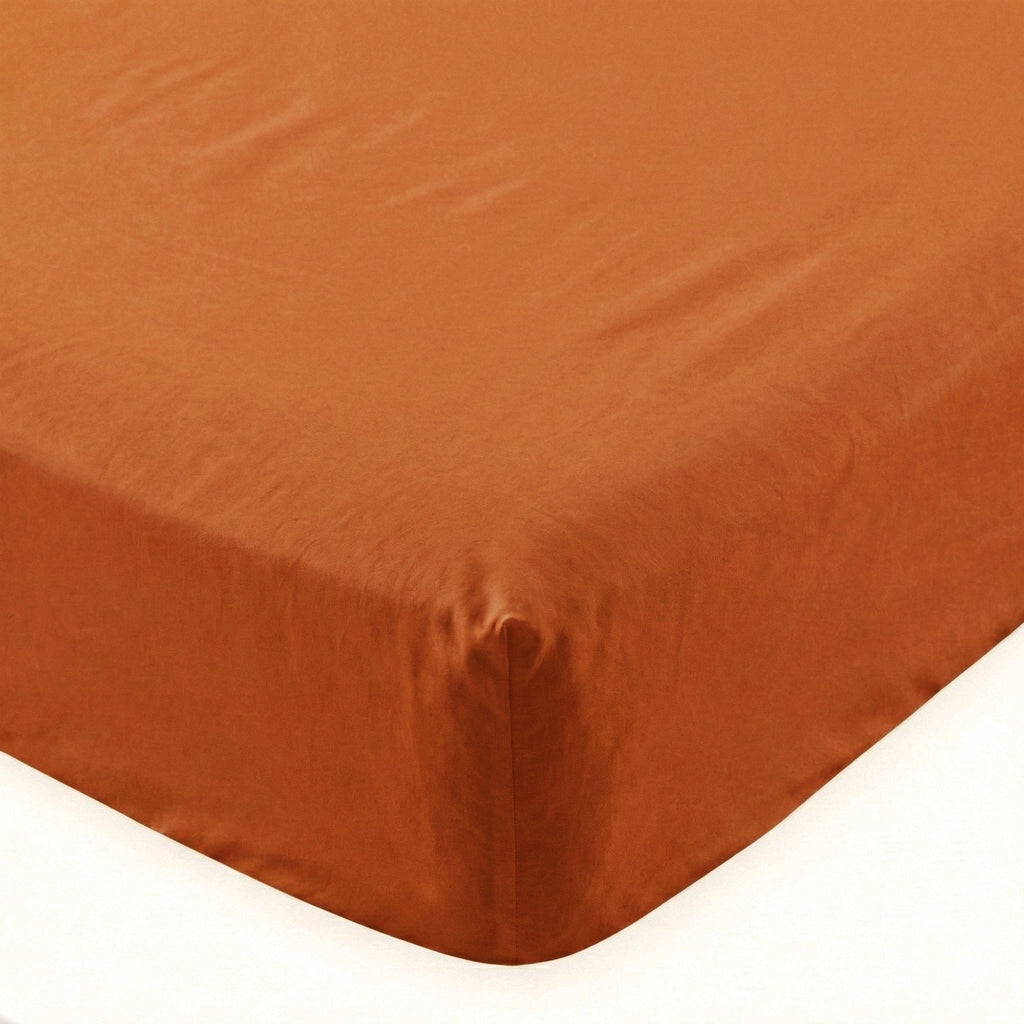 Drap-Housse Basic - Terre Cuite