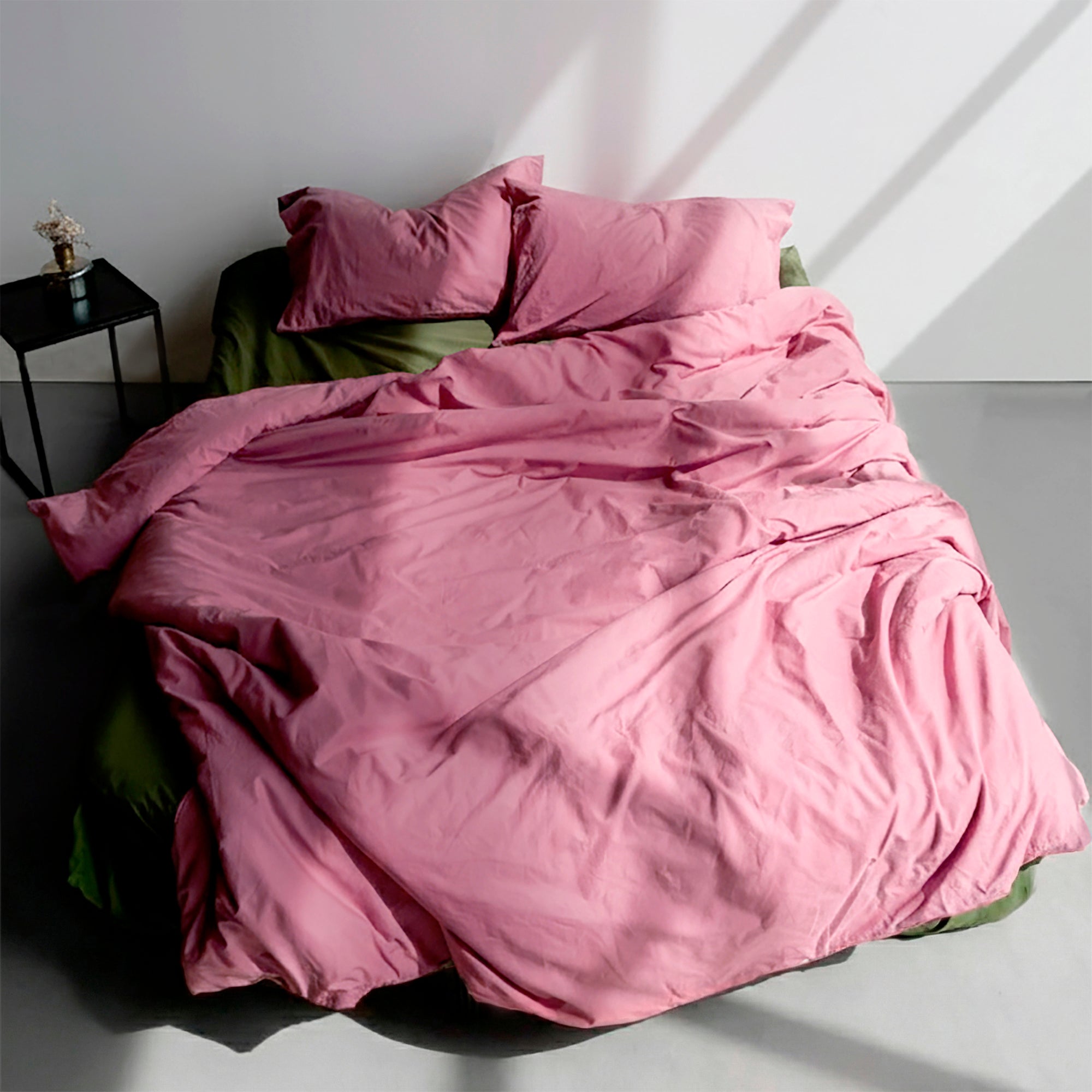 Housse De Couette Basic - Magenta