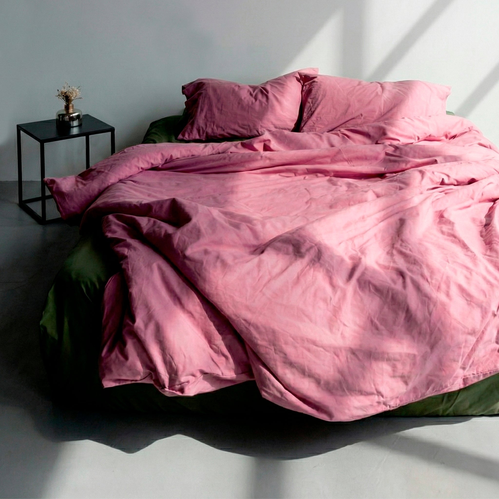Housse De Couette Basic - Magenta