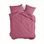 Housse De Couette Basic - Magenta