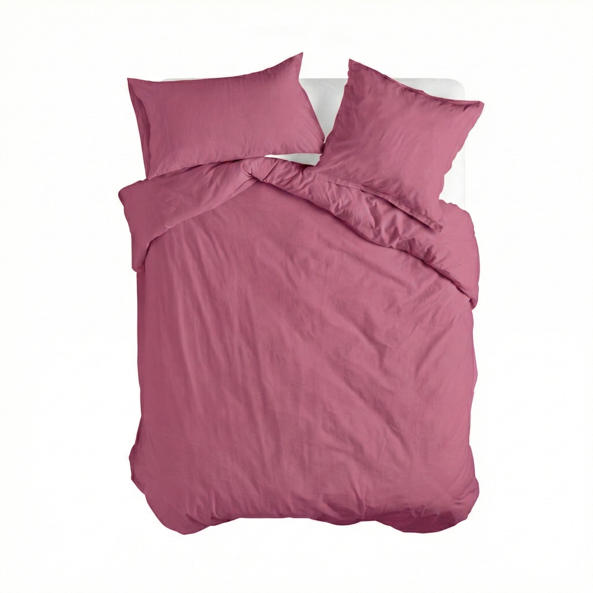 Housse De Couette Basic - Magenta