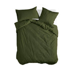 Housse De Couette Basic - Olive Verte