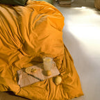Housse De Couette Basic - Moutarde