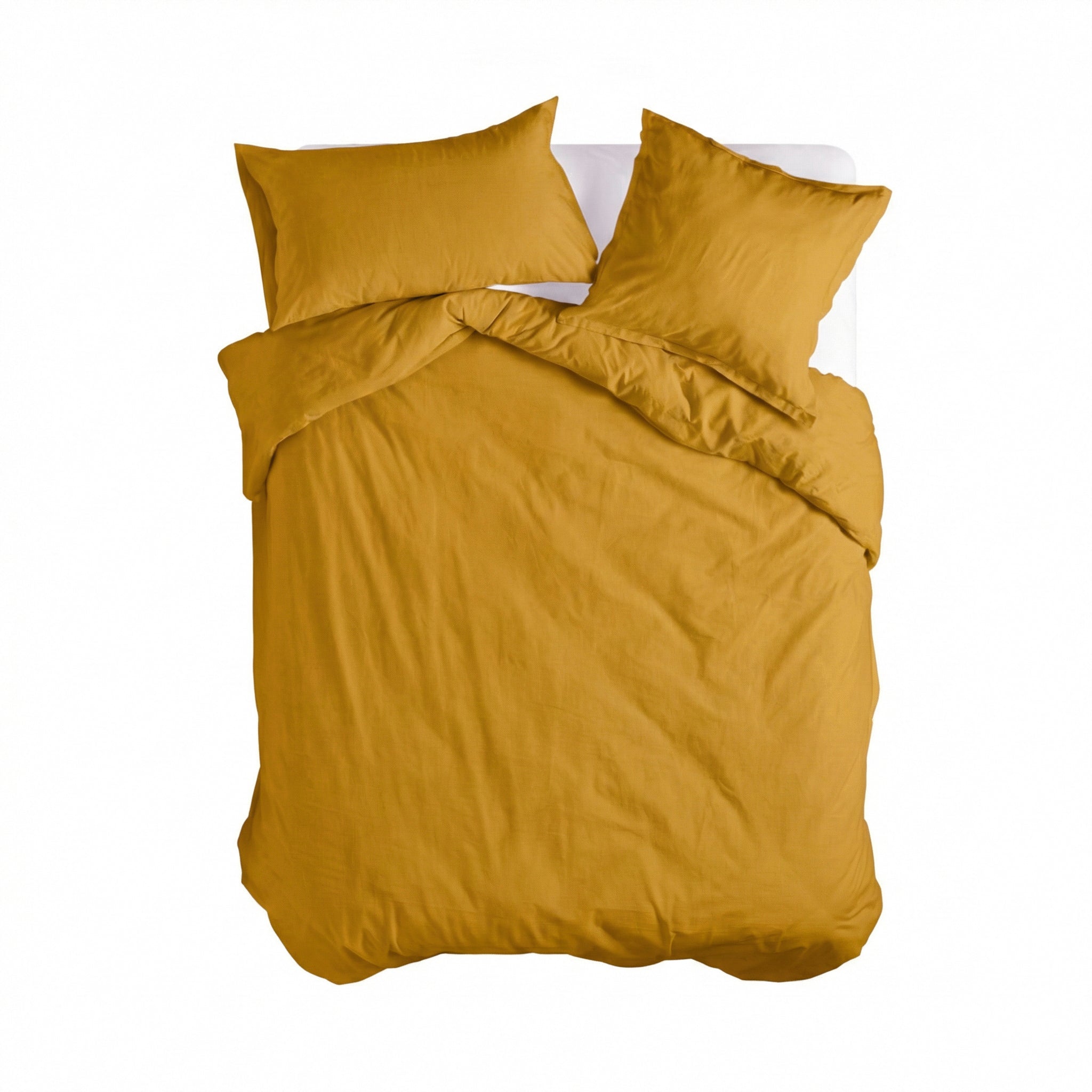 Housse De Couette Basic - Moutarde