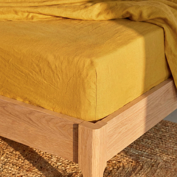 Drap-Housse Basic - Moutarde