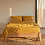 Drap-Housse Basic - Moutarde