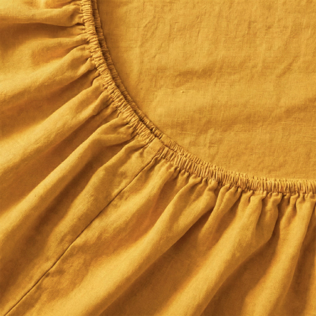 Drap-Housse Basic - Moutarde