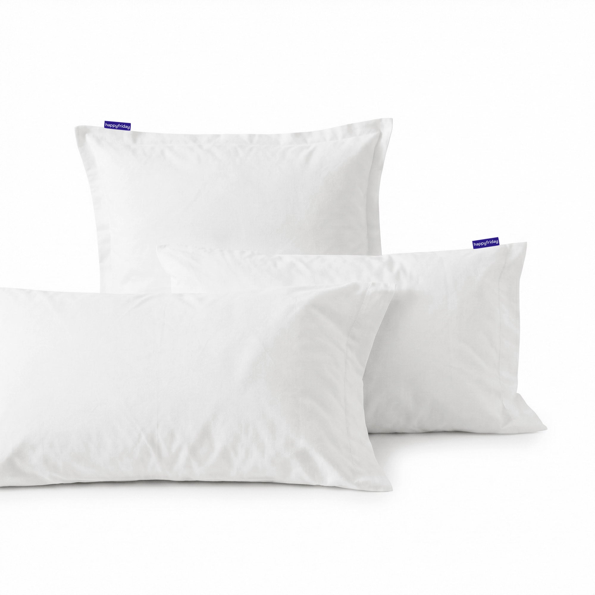 Taie D'Oreiller Basic Percale - Blanc