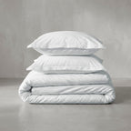 Housse De Couette Basic Percale 200 fils - Blanc