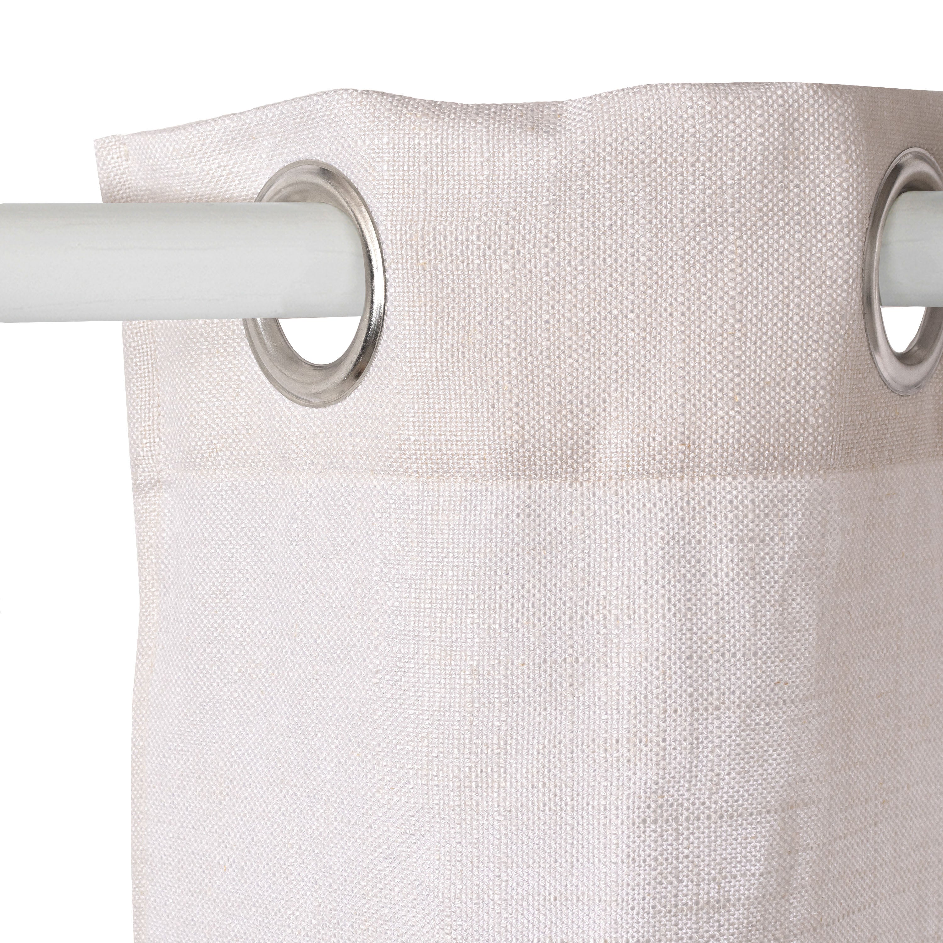 Rideau Lin Basic - Blanc