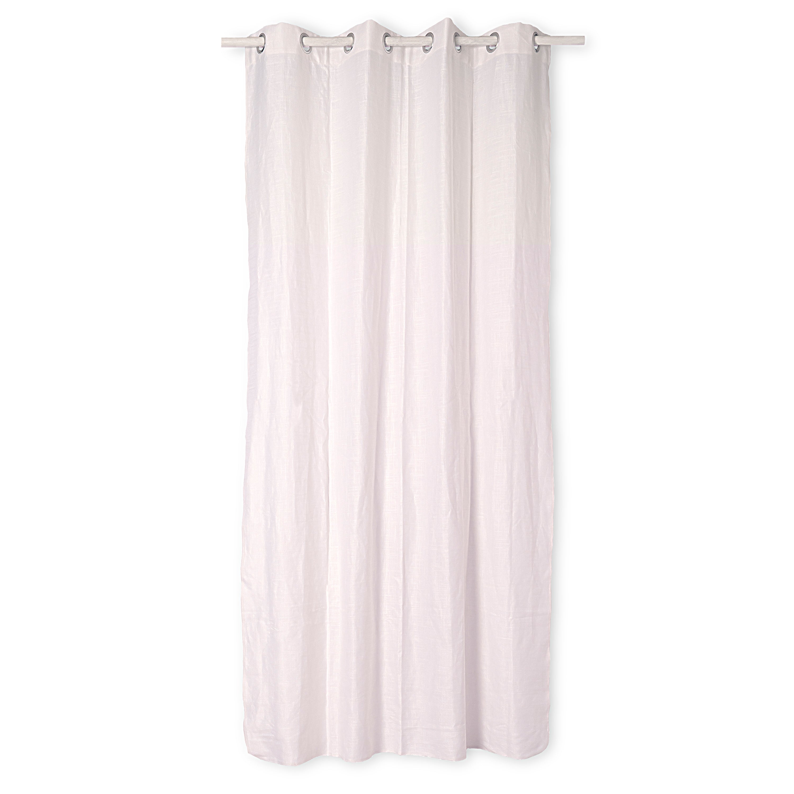 Rideau Lin Basic - Blanc