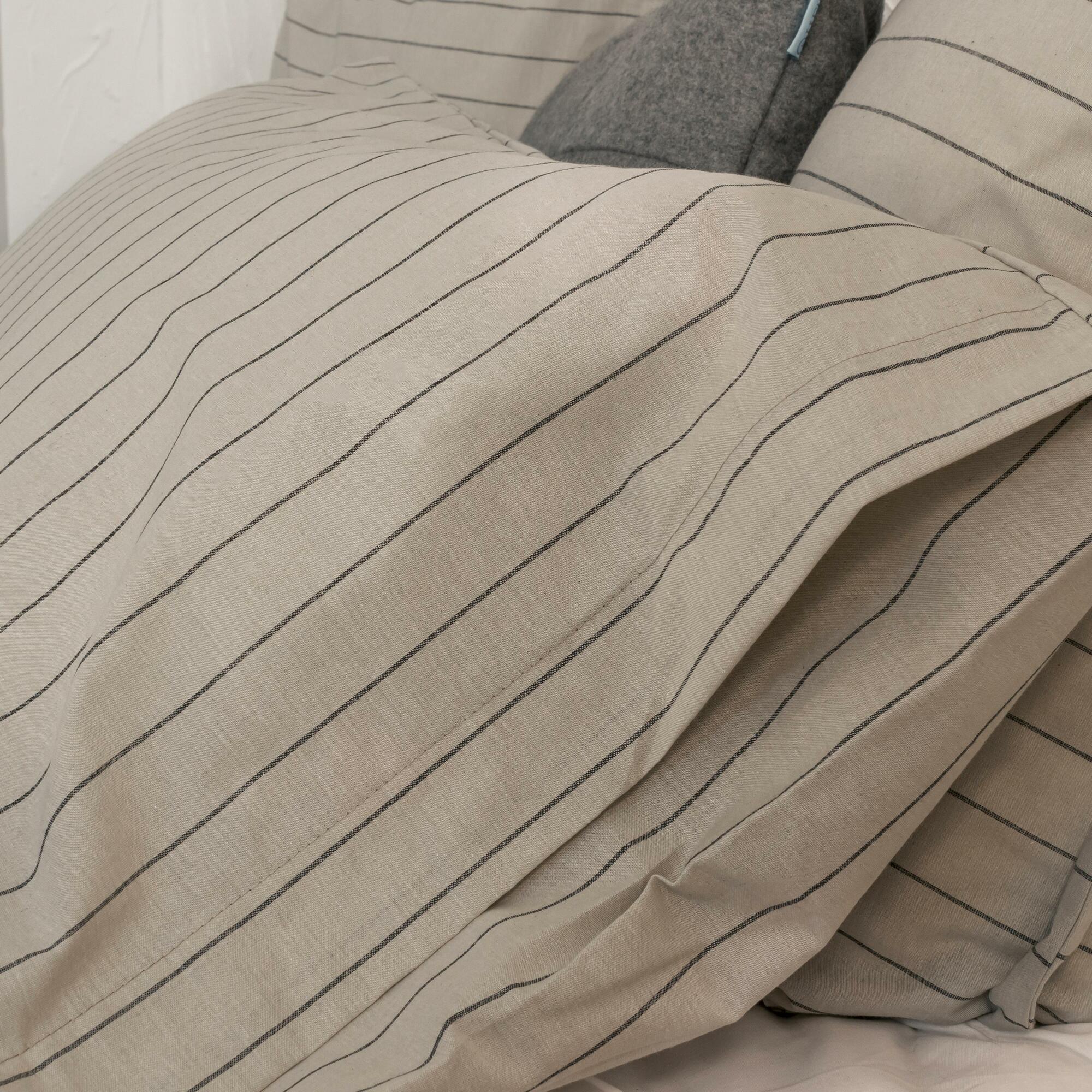 Taie D'Oreiller Oxford - Beige