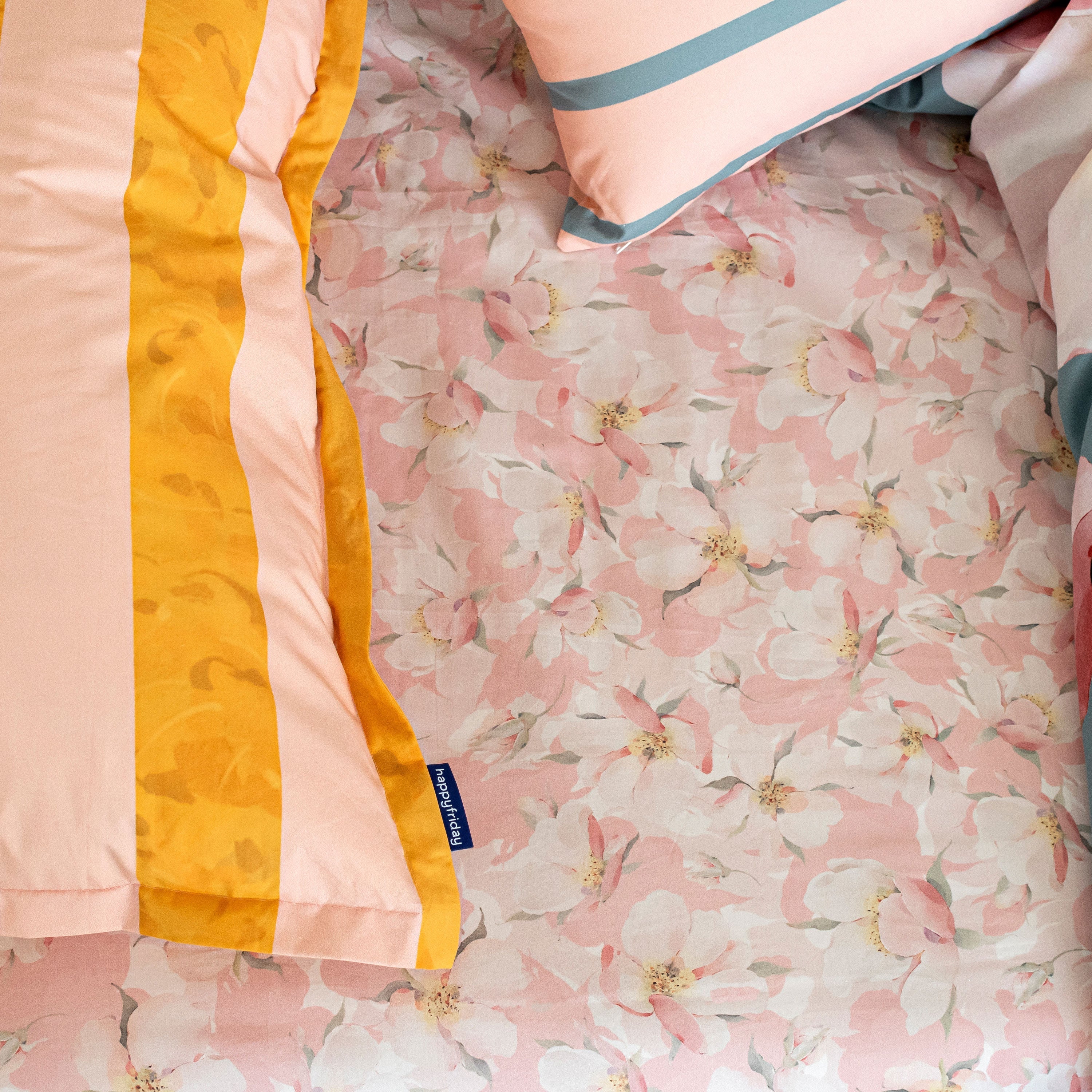 Drap-Housse Spring Blossom - Multicolore
