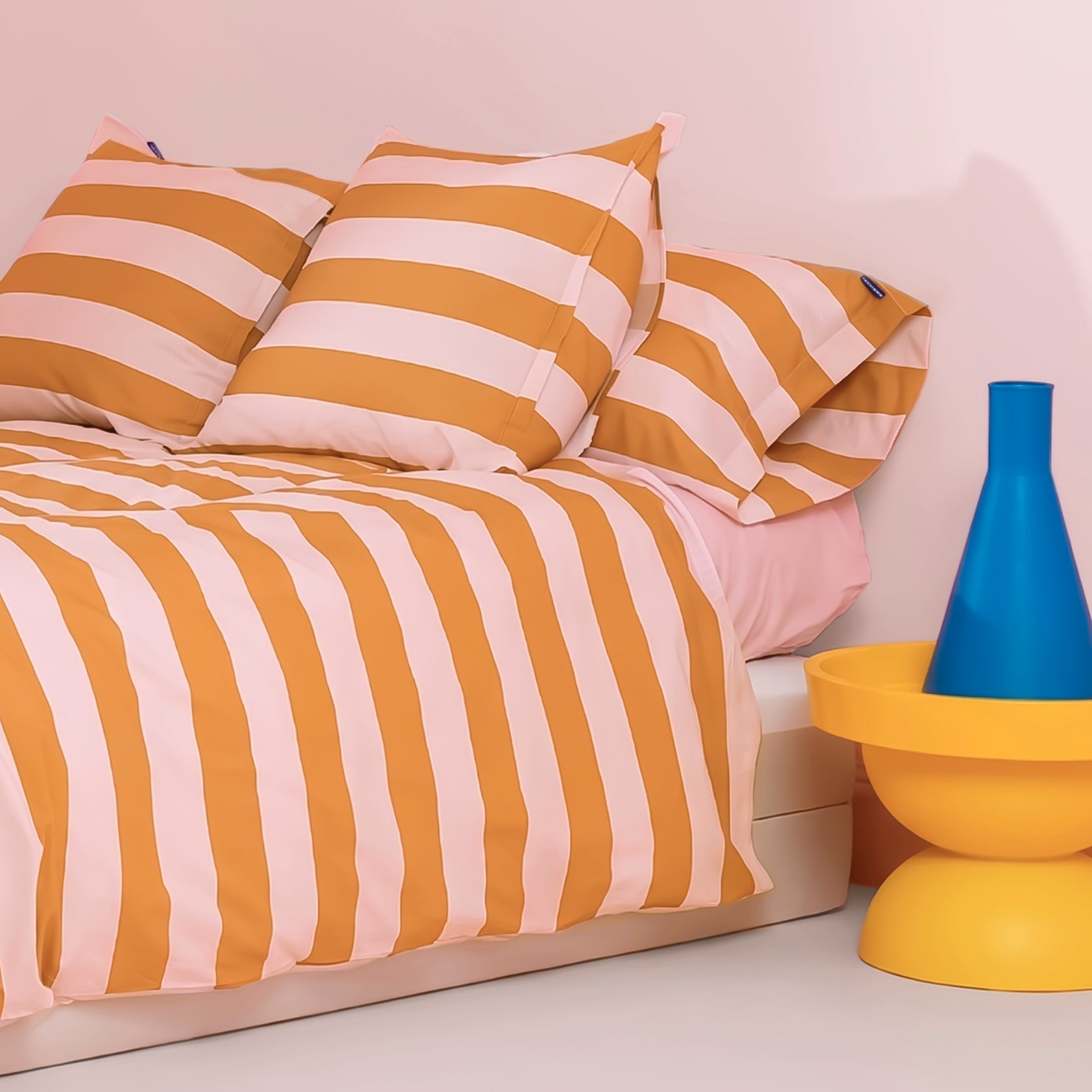 Taie D'Oreiller Breton - Orange
