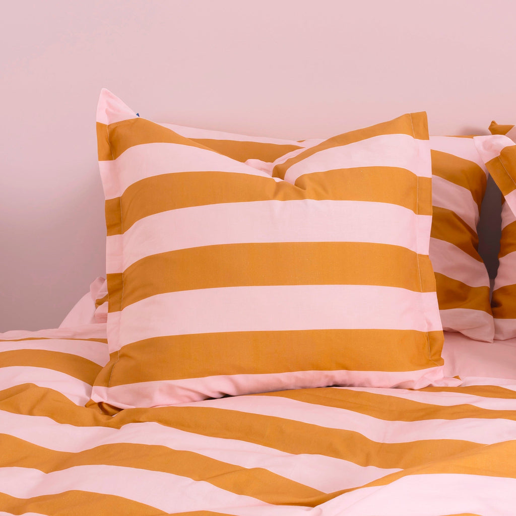 Taie D'Oreiller Breton - Orange