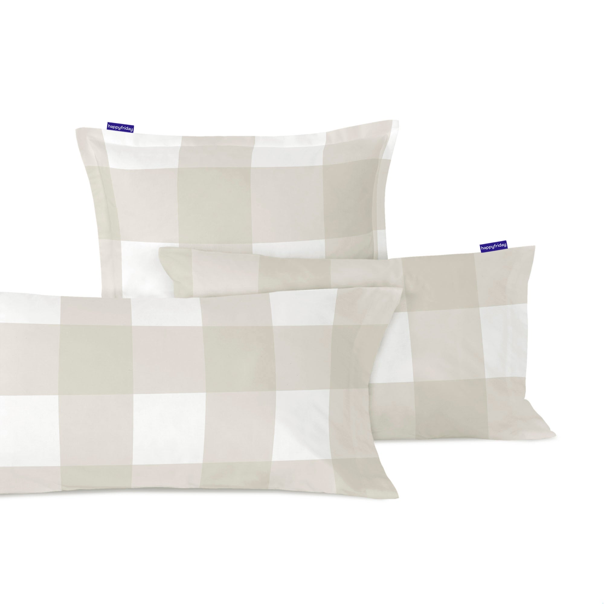 Taie D'Oreiller Gingham - Beige