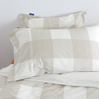 Taie D'Oreiller Gingham - Beige