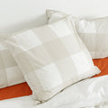 Taie D'Oreiller Gingham - Beige