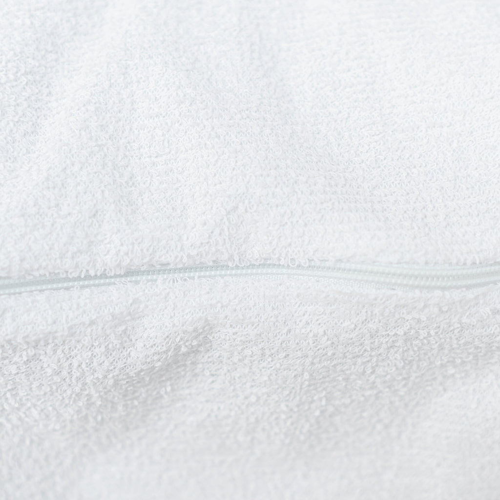 Protège-Oreiller Imperméable Éponge Coton - Blanc
