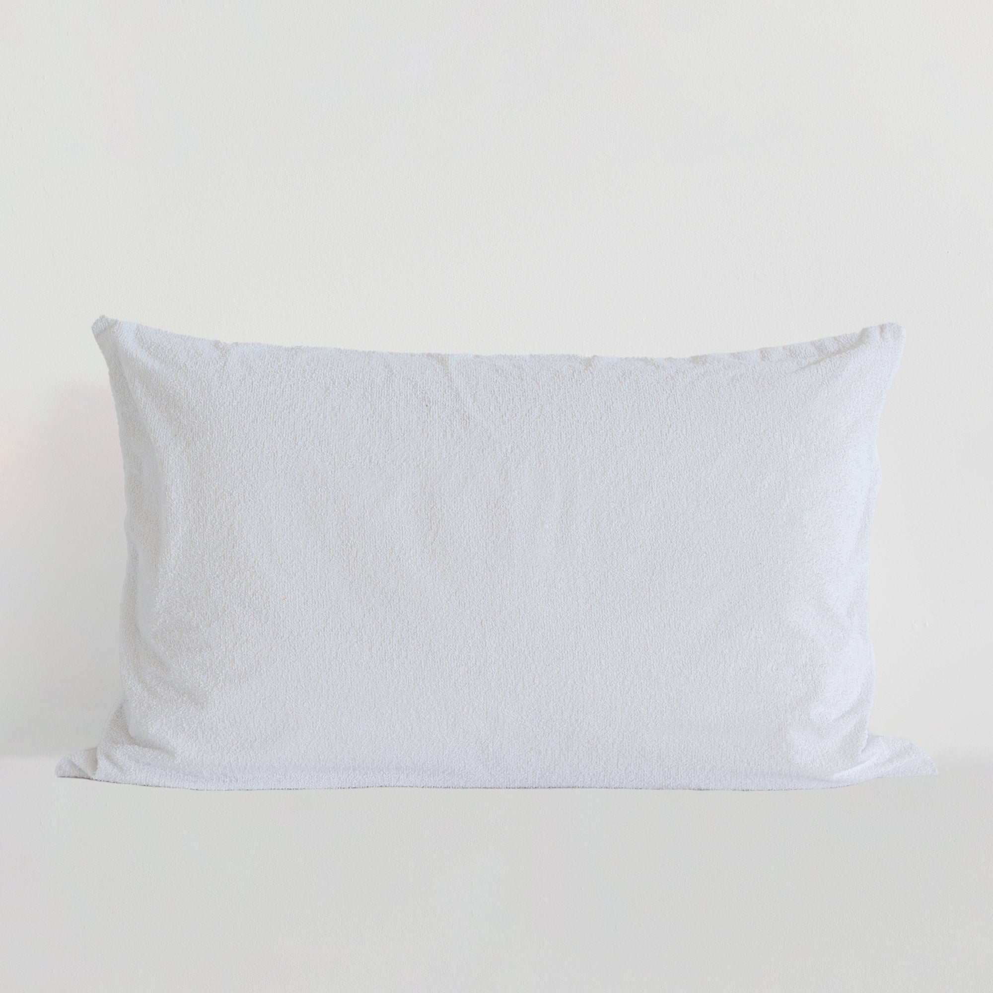 Protège-Oreiller Imperméable Éponge Coton - Blanc