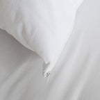 Protège-Oreiller Imperméable Jersey Coton - Blanc