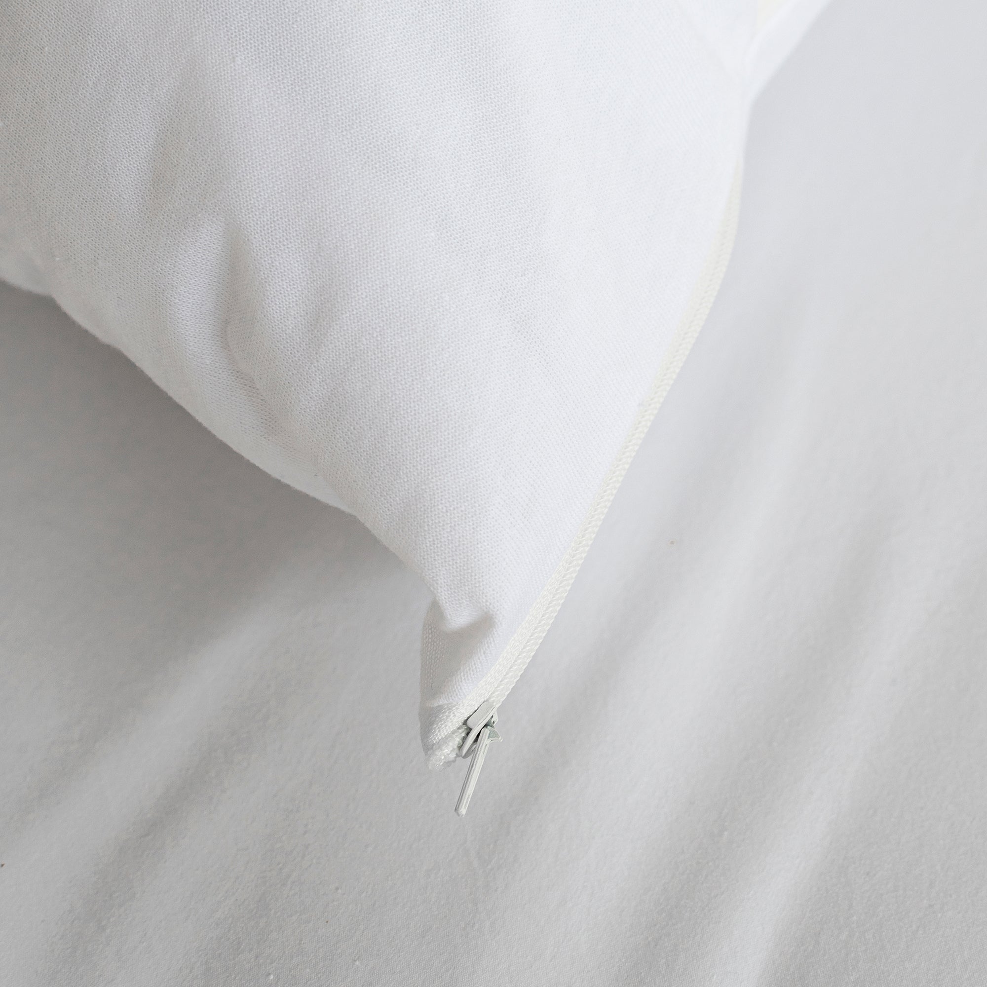 Protège-Oreiller Imperméable Jersey Coton - Blanc