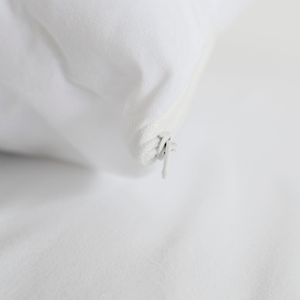 Protège-Oreiller Imperméable Jersey Coton - Blanc