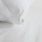 Protège-Oreiller Imperméable Jersey Coton - Blanc