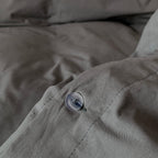 Housse De Couette Basic - Gris Foncé