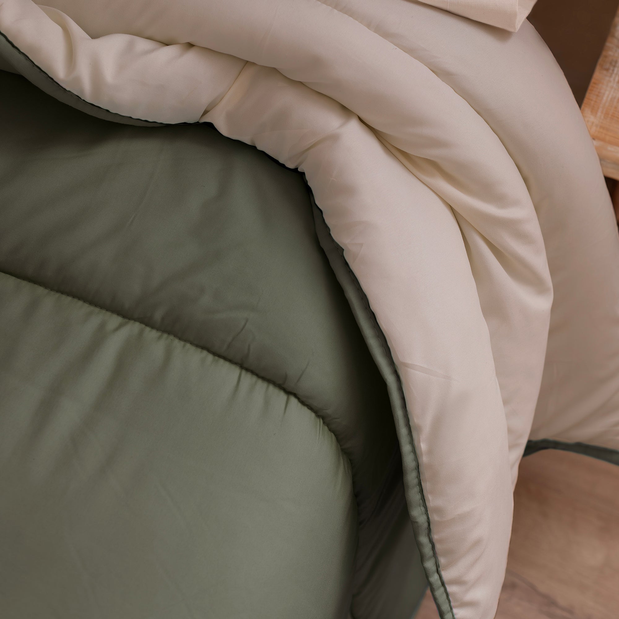Édredon Basic - Olive Verte