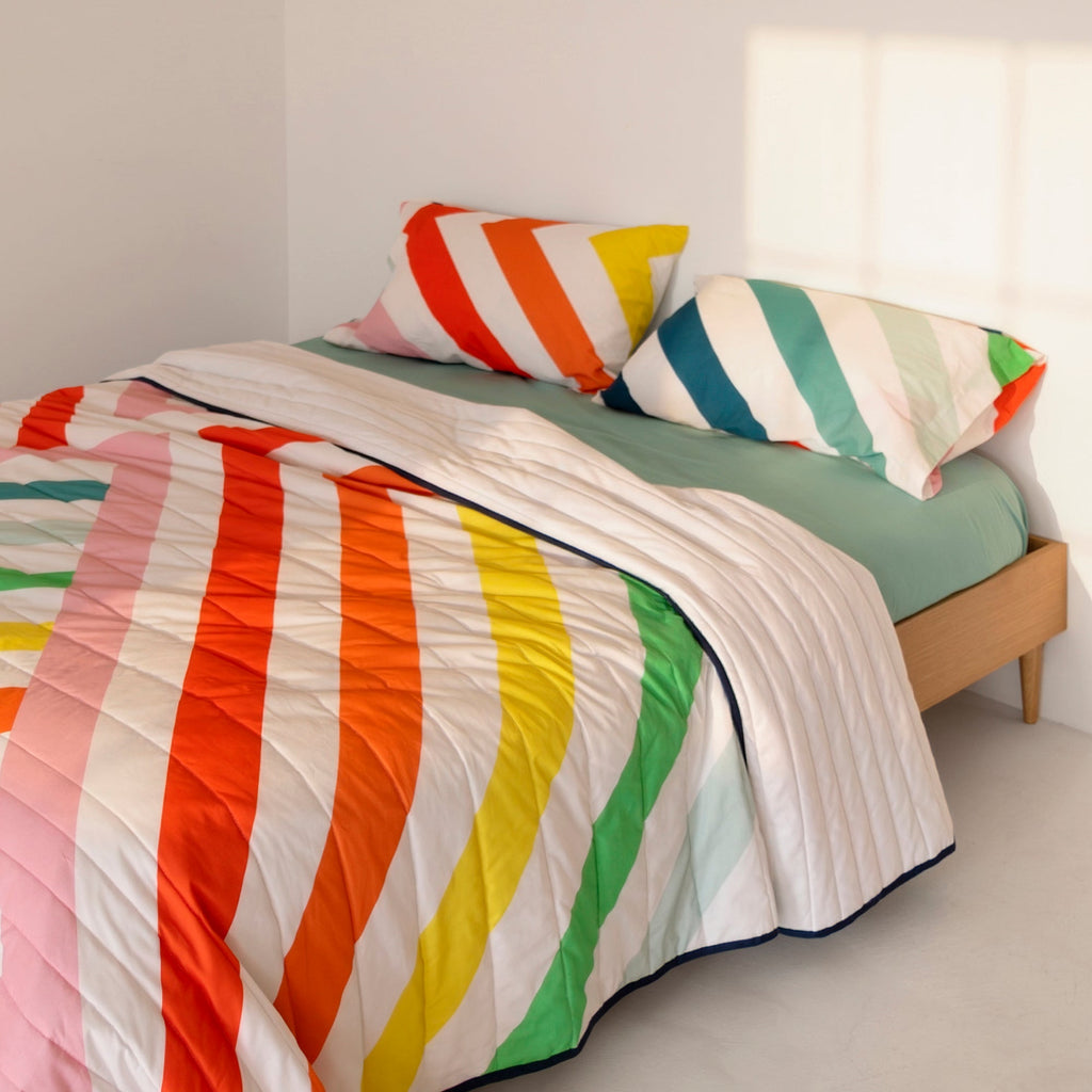 Couvre-Lit Happy Stripes - Multicolore