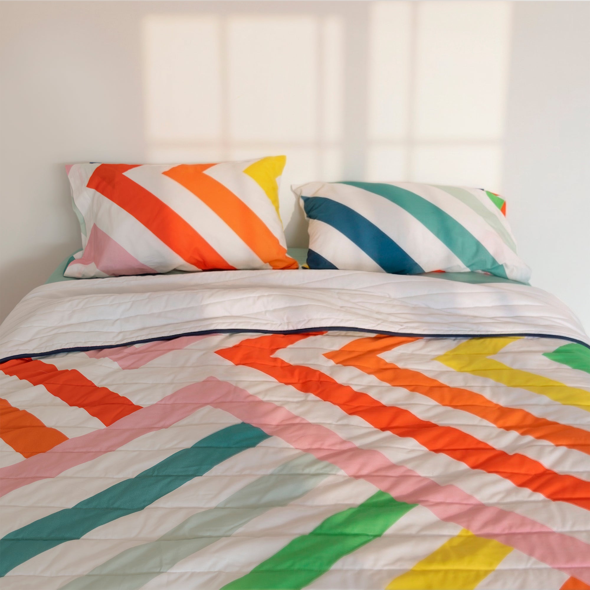 Couvre-Lit Happy Stripes - Multicolore