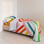 Couvre-Lit Happy Stripes - Multicolore