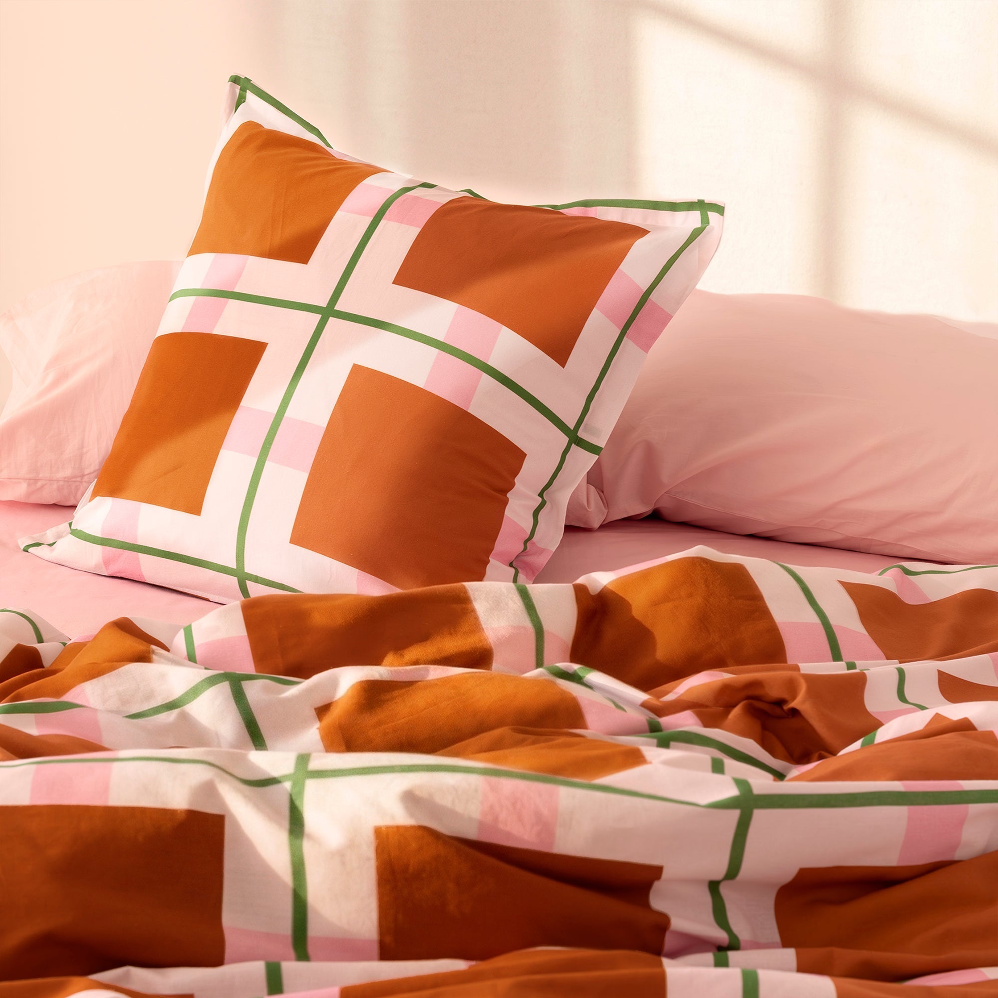 Taie D'Oreiller Retro Arty - Multicolore