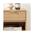 Jeanne - Lot De 2 Tables De Chevet - Effet Chêne