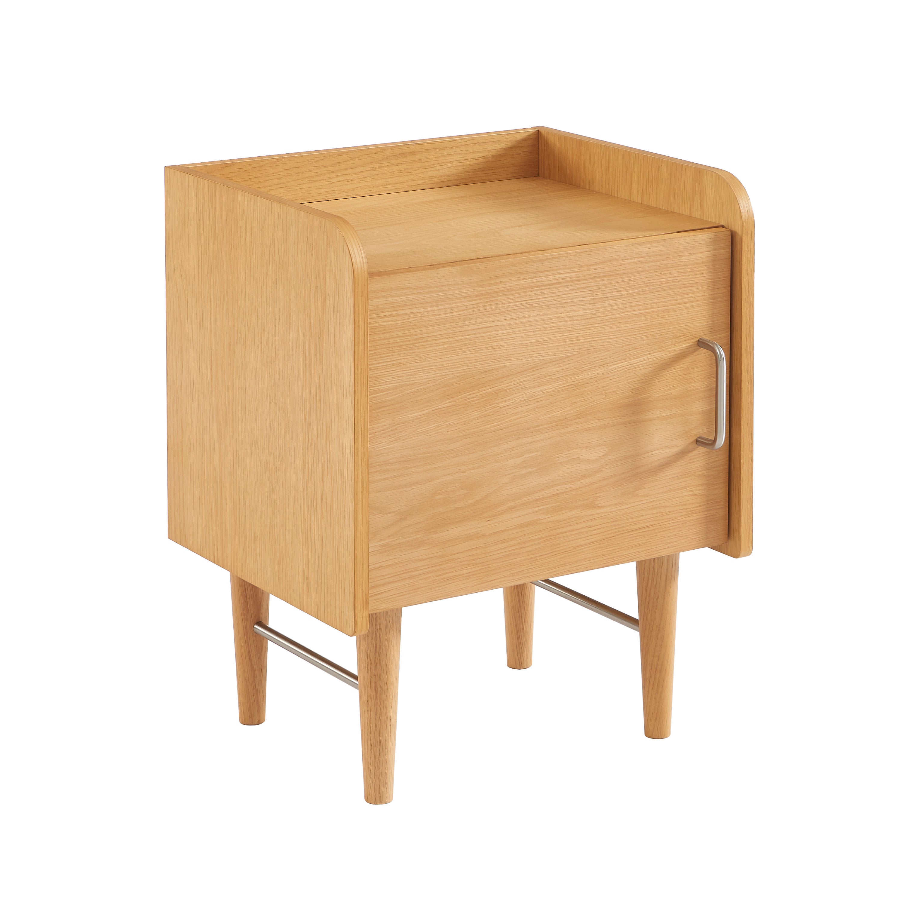 Twiggy - Table De Chevet - Placage Chêne