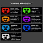 Masque Led Visage Luminotherapie 7 Couleurs