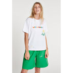 T-Shirt Embroidered Wilderness Mountain