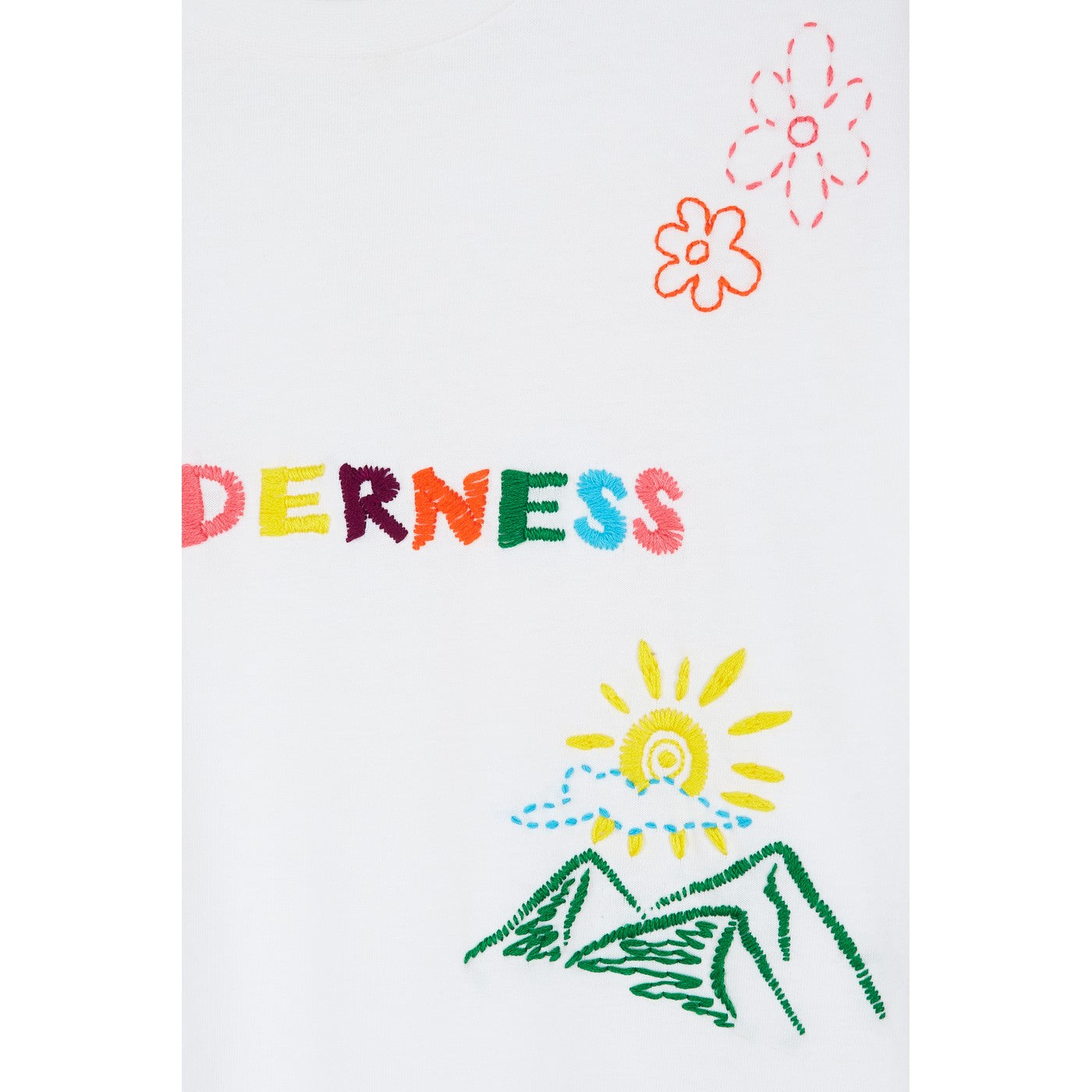 T-Shirt Embroidered Wilderness Mountain