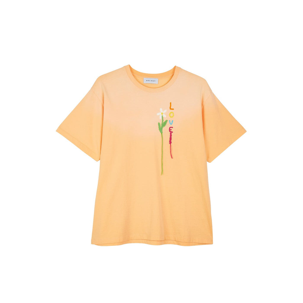 T-Shirt Degrade Love Embroidered