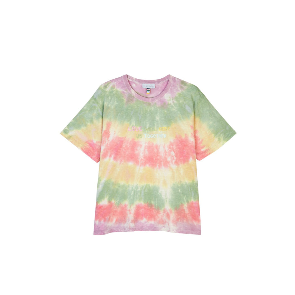 T-Shirt Embroidered Tie Dye