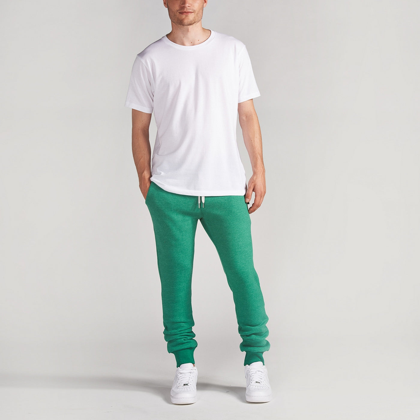 Pantalon Terry Slim - Mint Marl - Mixte