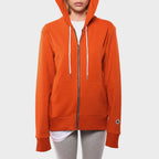 Sweat Terry Zip Up - Orange - Mixte