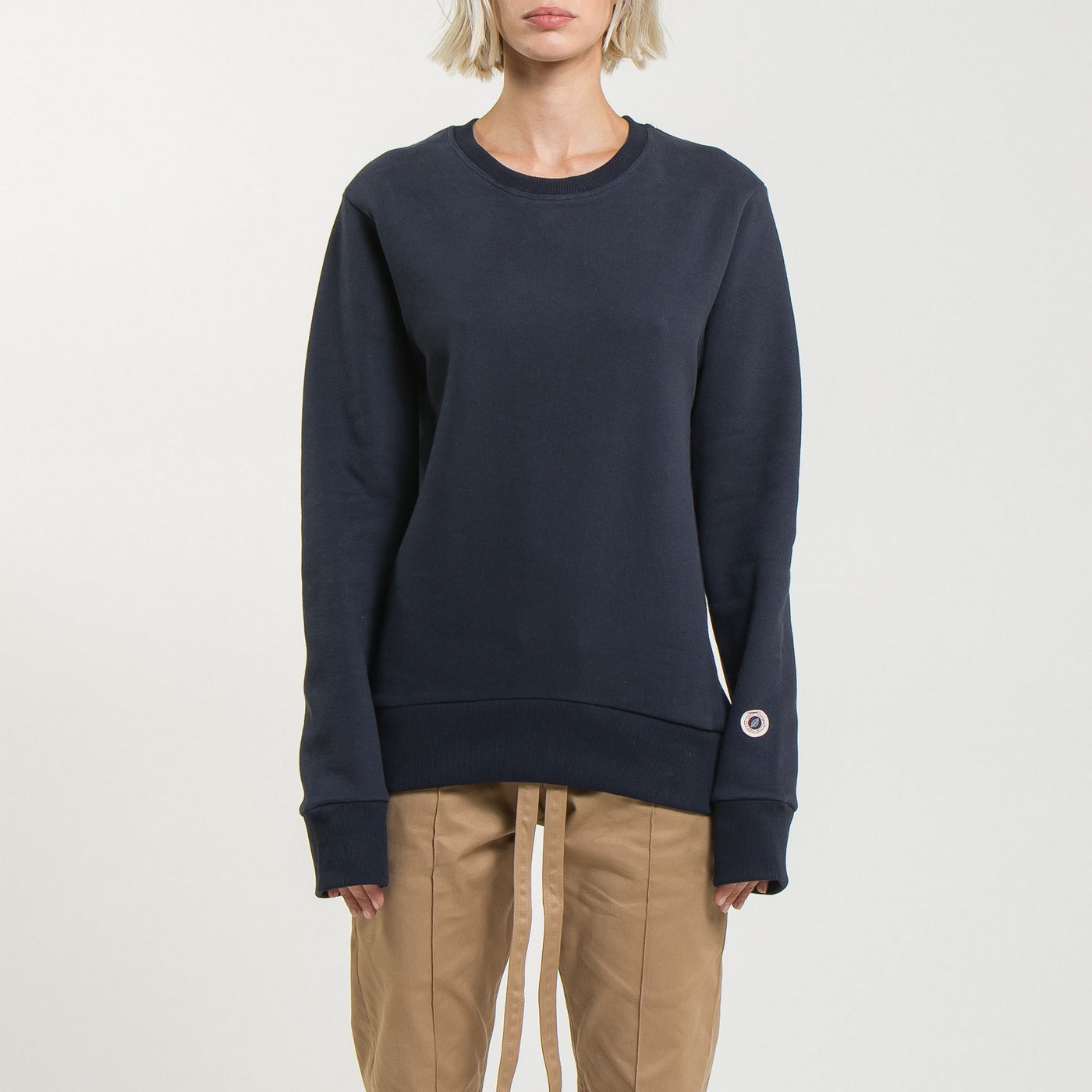 Sweat Col Rond - Navy - Mixte