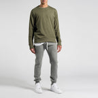 Sweat Terry Classic Crew - Army Marl - Mixte