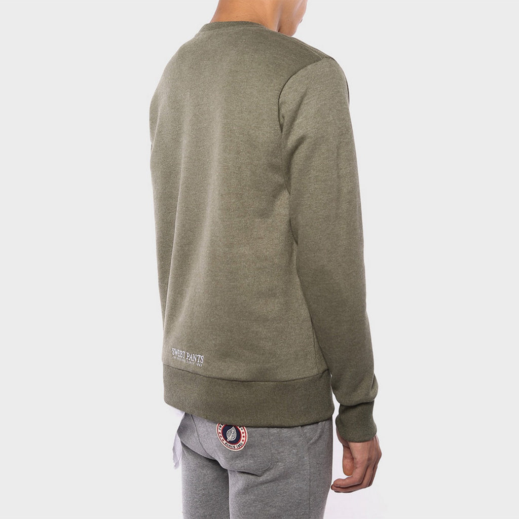 Sweat Terry Classic Crew - Army Marl - Mixte