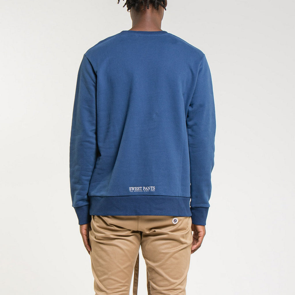 Sweat Terry Classic Crew - Denim - Mixte