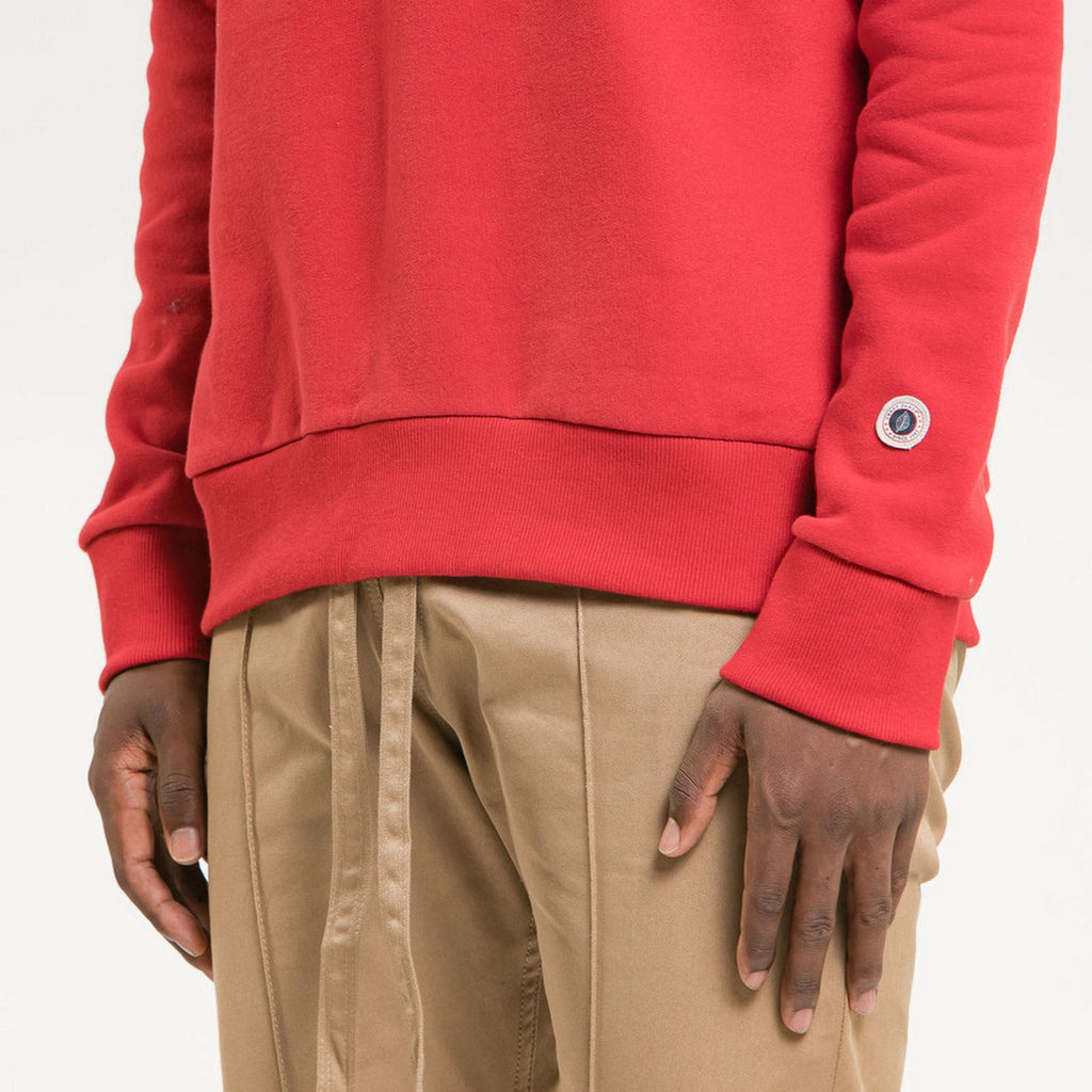 Sweat Terry Classic Crew - Rick Red - Mixte