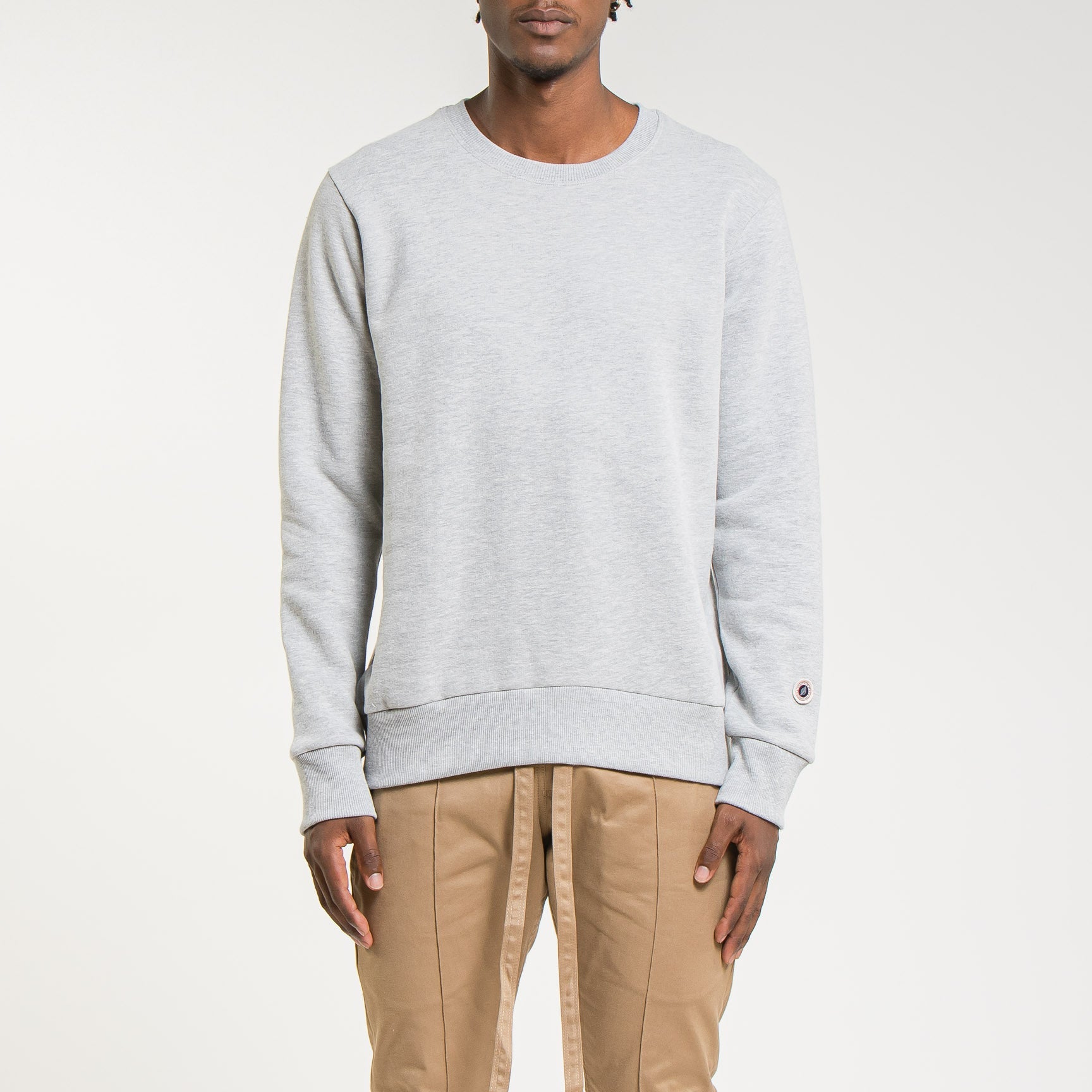Sweat Col Rond - Grey Marl - Mixte