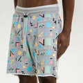 Bermuda Terry Cutoff Print - Jeffrey - Mixte